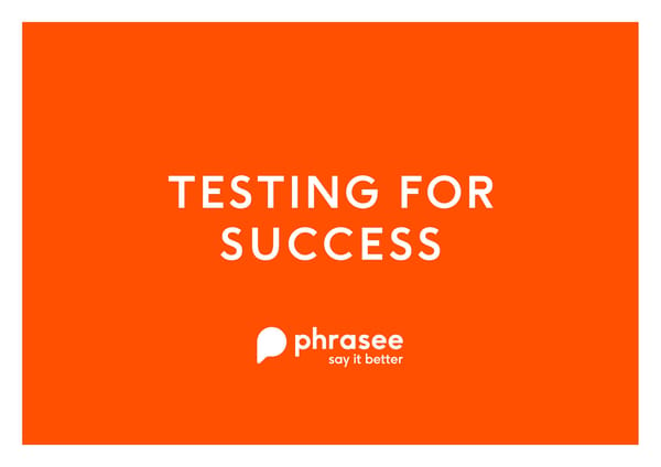 Phrasee | Testing for success - Page 1