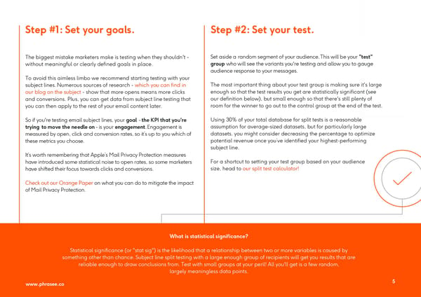 Phrasee | Testing for success - Page 5